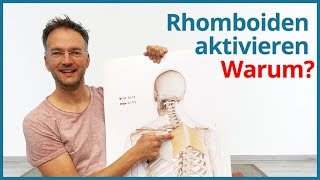 Rhomboiden aktivieren ✅ YogaÜbungen für den oberen Rücken [upl. by Flynn577]