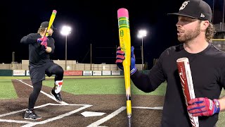 Victus PENCIL Bat vs Marucci CatX Connect  BBCOR Baseball Bat Review winner faces THE GOODS [upl. by Seravat]