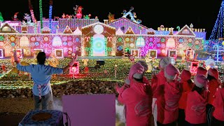 The Pratt Family Serves Up a Win with Their Gingerbread Display  The Great Christmas Light Fight [upl. by Nagear]