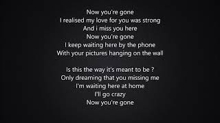 BassHunter  Now youre gone LyricsTekst [upl. by Kcirddet652]