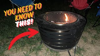 Review Tiki Smokeless Fire Pit And Tips On How to Keep it Smokeless [upl. by Ayotahc]