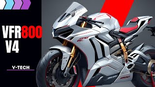 The Honda VFR800F V4 is Returning 🔥 Return with Marlin Design with New DOHC V4 Engine [upl. by Becht]