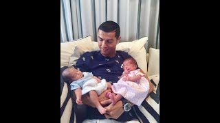 Cristiano Ronaldo with Esmeralda Alana Eva Mateo amp Cristianinho 😍 cr7 father family babies [upl. by Imis]