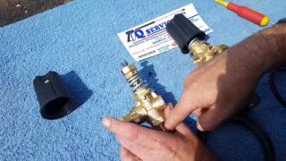 QWASHERS YOUTUBE HOW TO SETUP REPAIR FAULT FIND PA 60225000 VB9 UNLOADER VALVE PRESSURE WASHER [upl. by Eirojram]