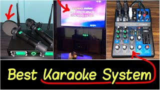 ✅Best Karaoke System for Home Party  Wireless Microphones  Mixer  Free Songs for Multiple Singers [upl. by Bobbee]