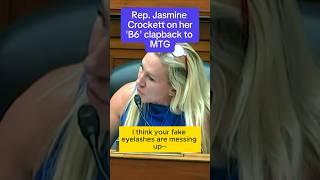 Rep Jasmine Crockett on her ‘B6’ clapback to MTG [upl. by Enyrhtac]