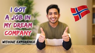 How I got JOB in my dream company during studies in Norway  My success story [upl. by Erminie5]