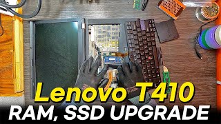 Lenovo ThinkPad T410 RAMMemory SSD Upgrade Easy Tutorial [upl. by Harret259]