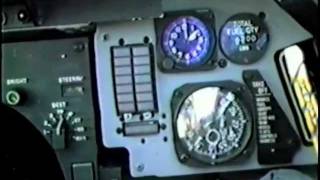 F14 Tomcat flight footage w radio chatter [upl. by Adella]