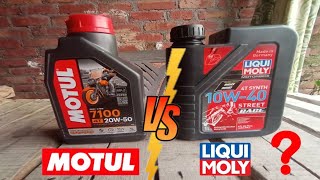 MOTUL VS LIQUIMOLY😍  Kon sa Engineoil Best h Apki bike k liye🤔 [upl. by Hannon]