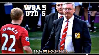 West Bromwich Albion FC vs Manchester United 55 HD [upl. by Reinhardt]