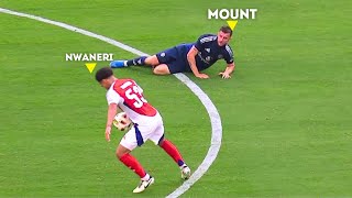 Ethan Nwaneri Destroyed Mason Mount vs Man United [upl. by Ylelhsa]