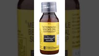 metrogyl suspension  metronidazole benzoate oral suspension IP [upl. by Gittle]