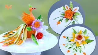 Very Creative Arts on Vegetable Crafts as Salad Decorations [upl. by Ytrebil]