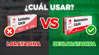 Desloratadina o Loratadina ¿Cuál debes usar  Conoce las diferencias mas importantes [upl. by Attelahs]