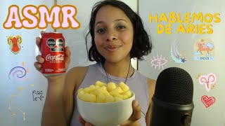 ASMR  Comiendo Chizitos y CURIOSIDADES DE ARIES [upl. by Breanne747]