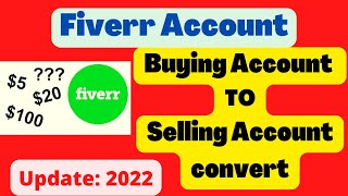 How to convert Fiverr account buying To selling Fiverr Account Bangla part3 Freelancerdider [upl. by Yetsirhc]