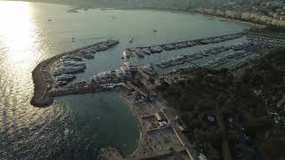 Cannes  Palm Beach  Drone 4K [upl. by Wynne]