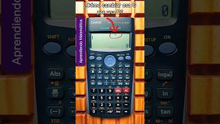 Cómo QUITAR la G de la CALCULADORA CIENTÍFICA 🤔 [upl. by Ayar]