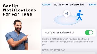 How To Get Notified If You Leave A Device Or Air Tag behind [upl. by Renate]