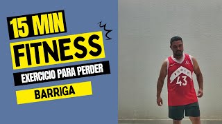 TREINO PARA PERDER BARRIGA EM CASA 15 MINUTOS [upl. by Iahs211]