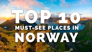 TOP 10 MUSTSEE PLACES IN NORWAY  A Photographers Guide [upl. by Edlihtam]