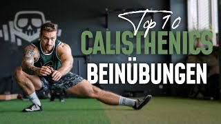 TOP 10 Beinübungen mit dem eigenen Körpergewicht Calisthenics [upl. by Alihet]