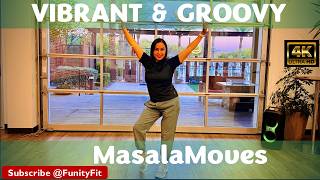 Bollywood Dance Workout To Lose Weight  MasalaMoves by FunityFit Indo Western Dance Choreography [upl. by Bentley]