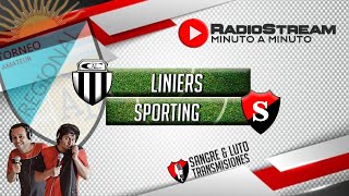 LINIERS  SPORTING RadioStream Minuto a Minuto [upl. by Silvester118]