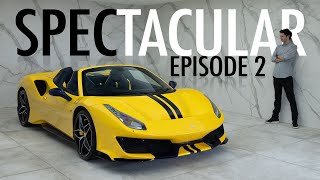 Ferrari 488 Pista Spider With Over £100K Of Options  SPECtacular Episode 2 [upl. by Yartnoed]