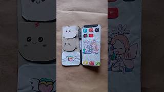 how to make a cardboard 🌈🔥🔥💖💖💖phone paper craft ideasshorts art love craft youtubeshorts [upl. by Orips186]