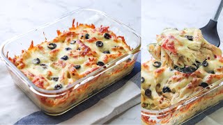 Baked Pasta Recipe  How To Make Baked Pasta  White Pasta Recipe [upl. by Anoyet]