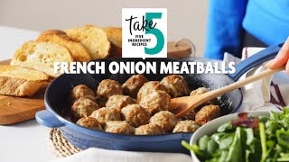 French Onion Meatballs  Savory by Stop amp Shop [upl. by Snoddy659]