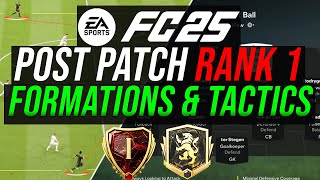 RANK 1 BEST META CUSTOM TACTICS amp FORMATIONS POST PATCH EA FC 25  SET UP FOR THE 4213 [upl. by Dom185]