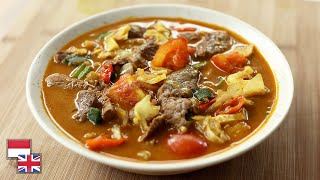 Empuk Berempah Resep TONGSENG SAPI Gulai Menu IdulAdha [upl. by Biamonte]