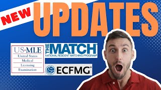 New Changes to the USMLE 2023 MATCH ECFMG Certification and MORE [upl. by Adamok]