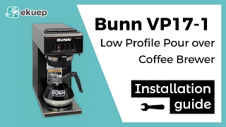 See how easy it is to install BUNN VP171 Low Profile Pour over Coffee Brewer [upl. by Gen]