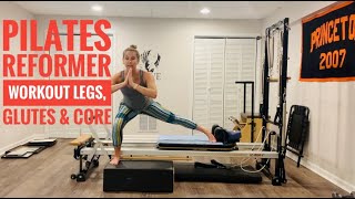 Advanced Pilates Reformer Workout Legs Glutes amp Core [upl. by Lasala51]