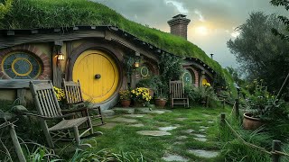 ⛺Stormy Afternoon in Hobbiton Village Relaxing Wild 🍂Nature Sounds for Mind Tranquility [upl. by Ahc]