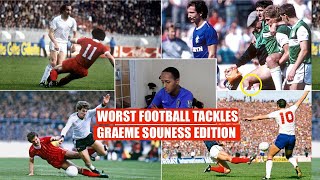 GRAEME SOUNESS WORST TACKLES IN FOOTBALL Compilation 1 Liverpool Rangers Tottenham Red Cards [upl. by Michelle]