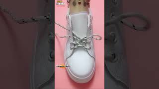 New shoelaces design for ladies 2024 Shoe lacing Tie Tips style tips shorts shoelace [upl. by Debbee447]