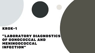 KROK1  Microbiology Virology and Immunology  Gonococcal and Meningococcal Infection [upl. by Foah]