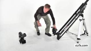 EZ Jib Camera Crane Quick Jib Set Up in 3 minutes [upl. by Gertruda686]