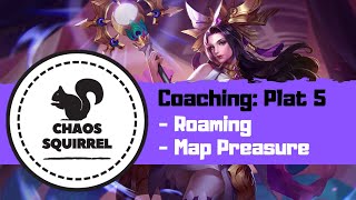 Coaching  Plat 5 Diao Chan  Roaming  Map pressure [upl. by Tsirhc950]