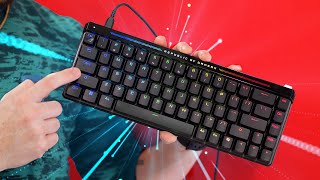 Checking out the new ASUS ROG Falchion ACE HFX Keyboard [upl. by Pathe]