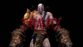 Mortal Kombat 9 Kratos Medusas Gaze Fatality [upl. by Doll]