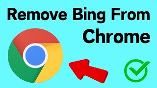 How to Fix Google Chrome Search Engine Changing to Bing  Remove Bing Search from Chrome [upl. by Elleinnod]