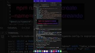 Nest JsTypeORM Migracion nestjs typeorm node postgresql fullstack development backend [upl. by Tanaka208]