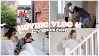 MOVING VLOG 6 Moving into our NEW home MOVING DAY [upl. by Limbert]