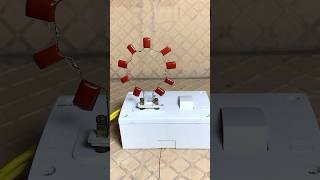 Ceramic Capacitor vs 220V Electricity experiment electrical [upl. by Thebazile]